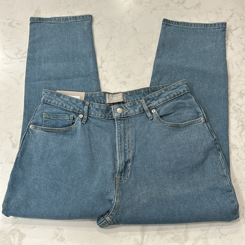 Everlane The Curvy‎ Cheeky Straight Leg Jean 32 Crop NWT - Picture 10 of 17